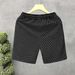 Men's Clothing Diagonal Striped Shorts Casual Pants Loose Sports Shorts Summer Breathable Outer Wear Beach Pants_viptrois.com