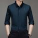 Autumn Popular Men's Long-sleeved Shirt Fashion Casual Lapel Print Long-sleeved Shirt Men_viptrois.com