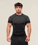 Men's Performance Gym T-Shirt – Moisture-Wicking Stretch Polyester With Breathable Mesh Panels For Basketball & Training_viptrois.com
