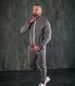 Men's Clothing Thin Plaid Fashion Zipper Jacket Trousers _viptrois.com