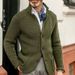 "Men's Slim-Fit Acrylic Knit Sweater – Winter Crewneck Pullover With Stain-Resistant Finish (M-4XL, 7 Classic Colors)"_viptrois.com