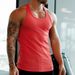Men's Clothing Knitted Vertical Strip Fitness Sports Leisure Slim Vest Sleeveless Wide Shoulder Vest_viptrois.com