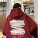 Pure Apricot Oversize Sweatshirt For Men, Spring And Autumn American Retro Trendy Brand Printed Hoodie, Loose Fit Hooded_viptrois.com