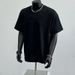 Summer New Short-sleeved T-shirt Men's Casual Trend Thin Half-sleeved Trendy Brand Versatile Crew Neck Couple Top_viptrois.com