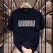 Men's Oversized Cotton T-Shirt With Urban Print - Breathable Short Sleeve Tee For Casual Street Style_viptrois.com