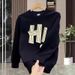 2024 American Hoodie Men's High Street Ins Trendy Brand Internet Famous Pullover Casual Round Neck Simple Printed Long_viptrois.com