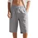 men's color blocked sweatpants shorts summer trendy straight leg loose fitting f point athletic pants_viptrois.com