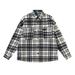 Loom Loom Cuban Vintage Unisex Loose Fit Autumn Winter Japanese Style Woolen Coat Retro Long Sleeve Shirt Couple Trend_viptrois.com