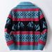 Pure Foreign Trade Cross-Border Men's Clothing European And American Retro Jacquard Knitted Jacket Outdoor Winter Thickened_viptrois.com