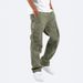 Men's Clothing Summer Overalls Drawstring Multi Pocket Casual Trousers_viptrois.com