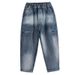 Boys' Denim Pants Spring And Autumn Children's Fall Sweatpants Casual Pants_viptrois.com