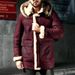 Men's Faux Suede Fleece-Lined Winter Jacket - Warm Thickened Bomber Coat With Multiple Pockets For Casual Outfit_viptrois.com
