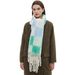 Unisex Autumn and winter loop yarn flow suplaid scarf_viptrois.com