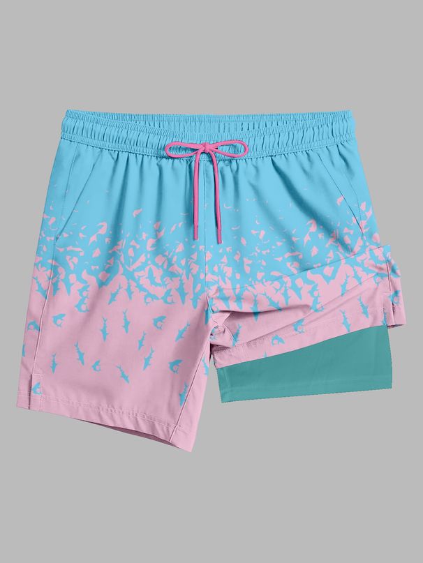 Men's Clothing Outdoor Quick Drying Swimming Trunks Men's Shorts That Can Be Worn Outside_viptrois.com