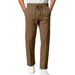 Men's Clothing Foreign Trade Spring And Autumn American Solid Color Casual Simple Large Size Men's Business Slim Fitting Skinny Trousers Men_viptrois.com