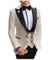 Men's Clothing New Suit Men's Suit Three Piece Suit Slim Fit Business Best Man Suit Groom Wedding Suit_viptrois.com