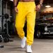 Men's Casual Jogger Pants - Lightweight Workout Tapered Sweatpants, Elastic Cuff, Drawstring Waist, Breathable & Stretchy For Gym, Running, Daily Wear_viptrois.com