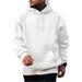 Men's Hooded Sweatshirt -Vintage Style Pullover Hoodie, Soft Cotton Blend, Comfort Fit, Streetwear Essential For Casual Wear_viptrois.com