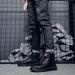 European Warm Series Dou Chuan Autumn New Martin Men's British Style Black Leather Versatile Casual Trendy High-top Boots_viptrois.com