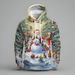 Loom 2025 European And American Foreign Trade Christmas Sweatshirt New 3D Digital Print Loose Long Sleeve Pullover Hoodie_viptrois.com