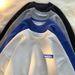 Klein Blue Waffle-Knit Long Sleeve Tee – Oversized Streetwear Top For Men (Polyester, M-5XL, Unisex Drop Shoulder)_viptrois.com