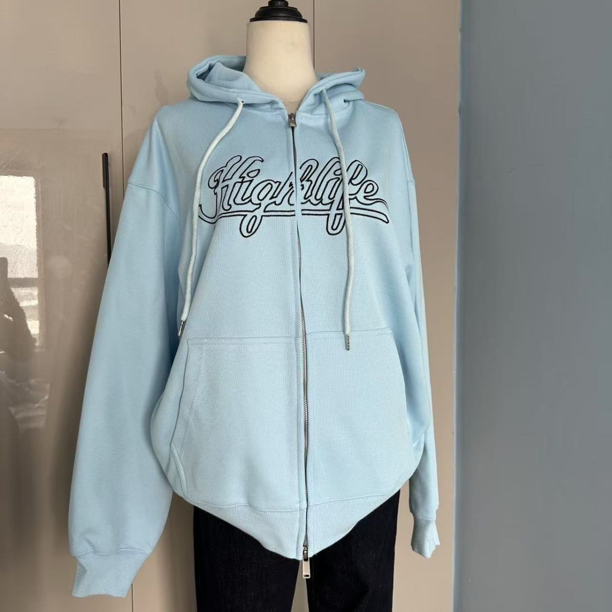 Unisex Sports Sweatshirt Casual Embroidered Hoodie Autumn_viptrois.com