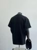 Back Pattern American Half White Summer Loose Versatile T-shirt Trendy Brand 230G Pure Cotton Short Sleeve_viptrois.com