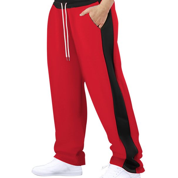 Men’s Retro Striped Jogger Pants – Vintage Athletic Casual Pants (6 Colors, S-XXXL) | High-Waisted Straight-Leg With Drawstring_viptrois.com
