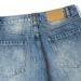 Distressed Washed Denim Scimitar Punk Street Style Loose Wide-Leg Dad Men's Sickle Long Pants_viptrois.com