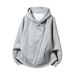 Monochrome Man- Diagonal Zipper Cardigan Hooded Sweatshirt Men's Autumn And Winter Heavyweight American Style Short Wide Silhouette_viptrois.com