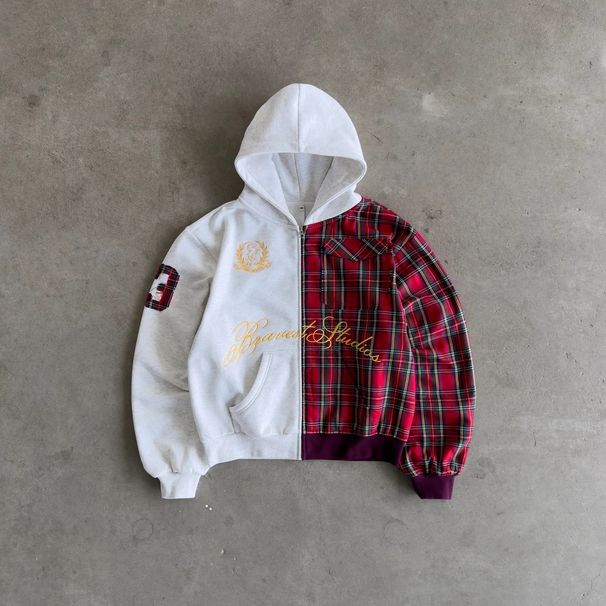 Men's Streetwear Hooded Jacket - Urban Music Note Print Zip Up Casual Outerwear For Fall Winter Classic Zip-Up Hoodie Style_viptrois.com