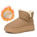 Women's snow boots thick and cashmere fashion cotton boots warm cotton shoes_viptrois.com