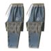 Black And Gold Fleece Warm Knee Pads, Windproof And Waterproof Long Pants For Both Men And Women, Autumn And Winter Casual Pants_viptrois.com