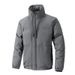 Unisex Plus-Size Stand Collar Winter Jacket - Thickened Polyester Padded Coat With Multiple Pockets, All-Season Warm & Stylish_viptrois.com