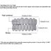 Real Gold Plated 10 Teeth Micro Paved Full Dia HIPHOP Bracelet Halloween Hip Hop Accessories_viptrois.com