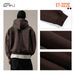 Men's Cropped Zip-Up Hoodie - Streetwear Pullover With Kangaroo Pocket, Oversized Fit Casual Sweatshirt_viptrois.com