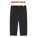 Men's Clothing Men's Cropped Pants Summer Style Loose Flat Foot Quick Drying Cropped Sports Pants Half Pants Casual_viptrois.com
