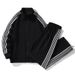 Men's Clothing New spring and autumn sports suits loose couple style, versatile sweatshirt jacket, casual trousers, trendy brand two piece suit_viptrois.com