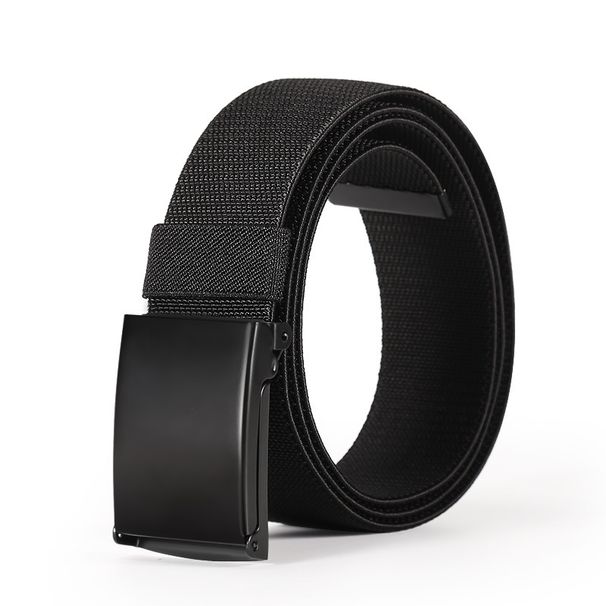 Men's Belts Casual Pants Belt Braided Elastic Belt Middle Aged Youth Canvas Tactical Belt_viptrois.com