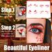 Christmas Eyeliner eyeliner Personalized creative makeup sticker Fashion party decoration eye sticker_viptrois.com