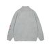 2026 Spring Round Neck Embroidered Cardigan Sweater T-shirt, Men's And Women's Sizes, Couple's Long Sleeved Solid Color Sweater_viptrois.com