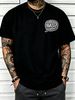 100% Cotton Men Oversized T-shirt Biass Text In Comic Bubble Print Crew Neck Short Sleeve Streetwear Tee_viptrois.com