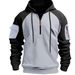Men's Sweatshirt Autumn And Winter Zipper Hoodie Arm Pocket Top Suitable For Daily Leisure Sports_viptrois.com