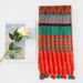 Unisex Scarf Ethnic style silk scarf travel wear patchwork women's sun protection shawl wrap headscarf_viptrois.com