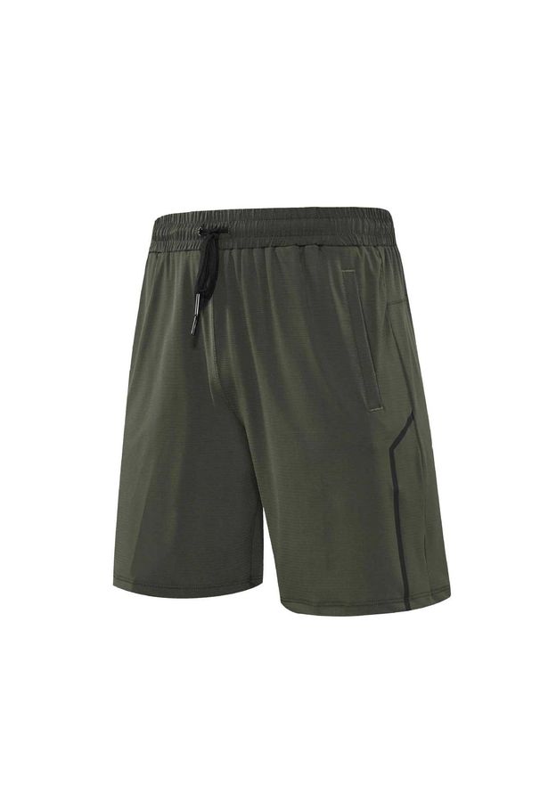 Men's Clothing Quick Drying Sports Woven Breathable Five Point Shorts Casual Pants Running Fitness Stretch Training Shorts_viptrois.com