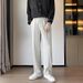 Men's Clothing Vintage American Style Men's Casual Pants - Relaxed Fit, Comfortable & Stylish For Everyday Wear (Black, White, Dark Gray, Beige)_viptrois.com