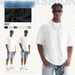 Men's Casual Linen Cotton Short Sleeve T-Shirt - Relaxed Fit Crew Neck Tee For Streetwear & Everyday Comfort (Black/White/Gray/Khaki)_viptrois.com