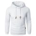 K New Men's Jacquard Knitted Sweater Long Sleeved Hooded Sweatshirt Hooded Sports Top_viptrois.com