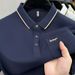 Summer New Men's Short Sleeve T-Shirt Breathable Comfortable Business Casual Polo Shirt_viptrois.com