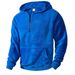 Men's Fleece Hoodie - Winter Warm Coral Fleece Pullover With Zip-Up Design, Cozy Oversized Sweatshirt For Casual & Streetwear_viptrois.com